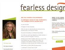 Tablet Screenshot of fearless-design.com